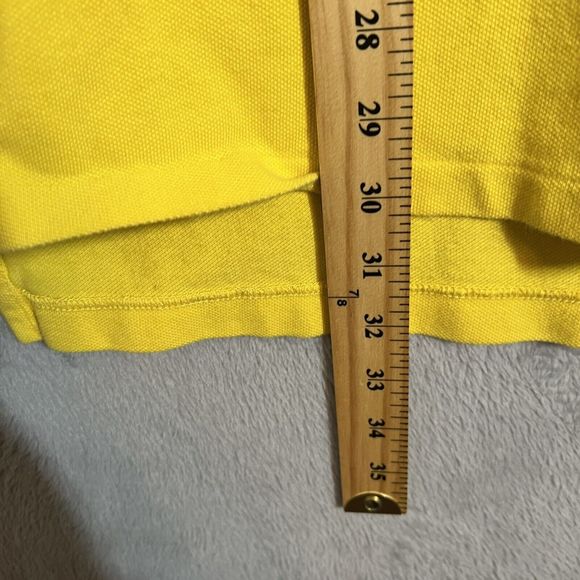 Polo Jeans Co Ralph Lauren Polo Shirt Mens XXL Flag Yellow Short Sleeve Collared - Picture 9 of 9